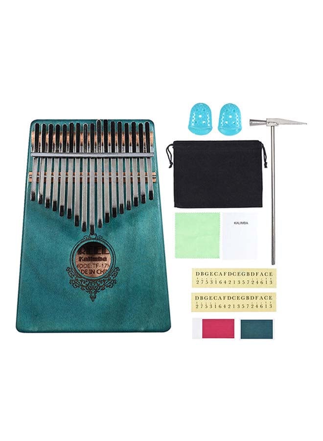 ammoon 17-Key Kalimba Portable Thumb Piano With Carry Bag Stickers  - Image 1
