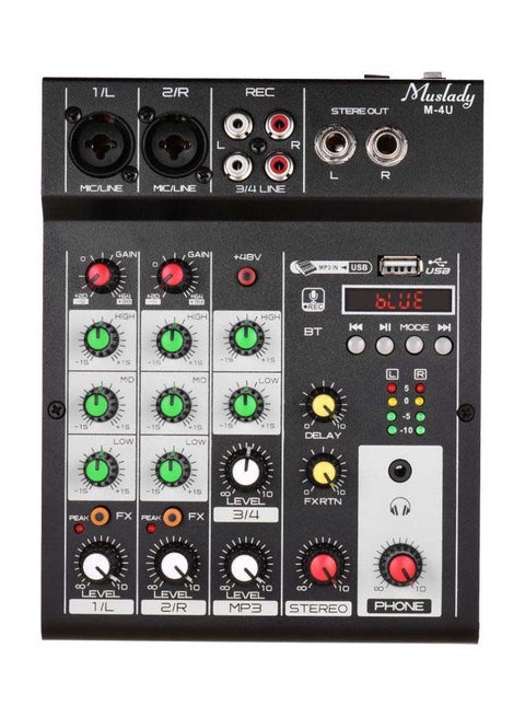 M-4U 4 Channel Bluetooth Digital Audio Mixer
