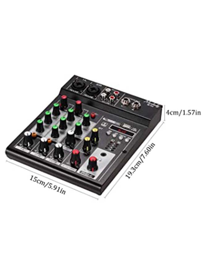 Muslady - M-4U 4 Channel Bluetooth Digital Audio Mixer - Image 1
