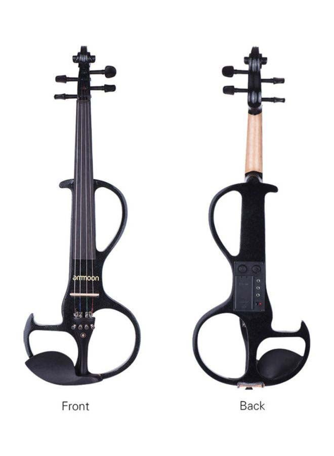 ammoon 4/4 Solid Wood Electric Silent Violin Fiddle - Image 5