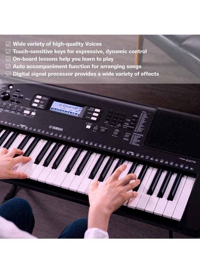 YAMAHA - PSR-E373 61-Key Portable Keyboard - Image 1