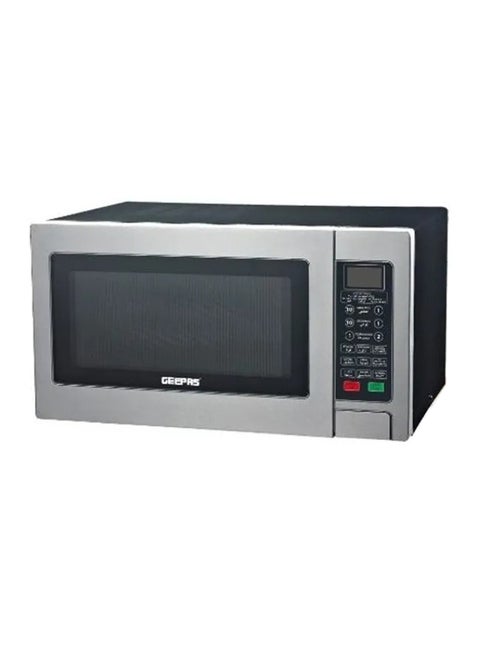 Digital Microwave Oven with One Touch Cooking ,6 Power Levels Digital Control, Multiple Cooking Menus, Child Safety Lock, Ideal for Grilling, Roasting, Heating & More 30 L 900 W GMO1885- 30LG Black/Silver
