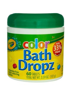 Crayola 60-Tablets Color Bath Dropz 102grams  - Image 1
