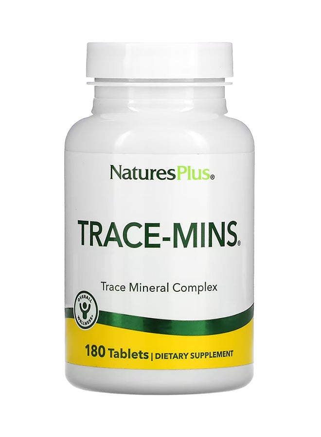 Natures Plus Multi Trace-Mins Minerals Digestion Support - 180 Tablets - Image 1