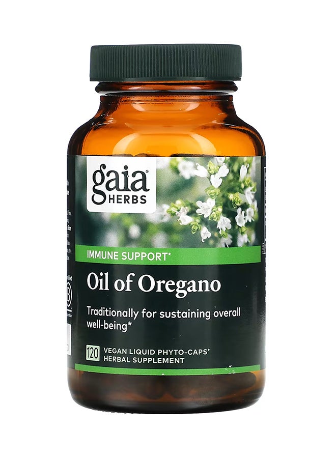 Gaia Herbs - Oil Of Oregano - 120 Vegan Liquid Phyto-Caps - Image 1