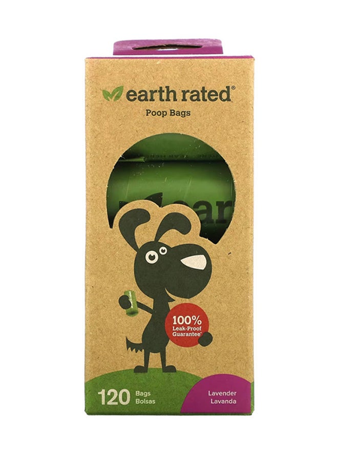 Earth Rated 120-Piece Waste Bag Set Green 13x6x7cm - Image 1