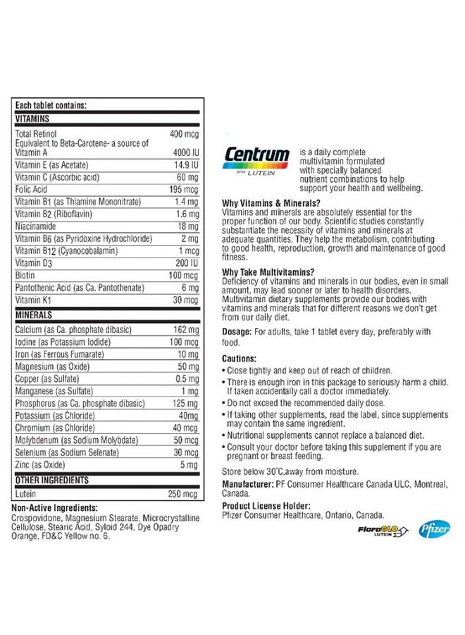 Centrum - Complete Multivitamin - 30 Tablet - Image 1