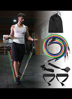 11-Piece Fitness Resistance Bands Set 42inch 42inch - v1666919066/N20162908A_9