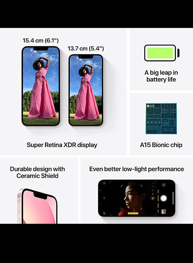 Apple - iPhone 13 128GB Pink 5G With Facetime - International Version - Image 1