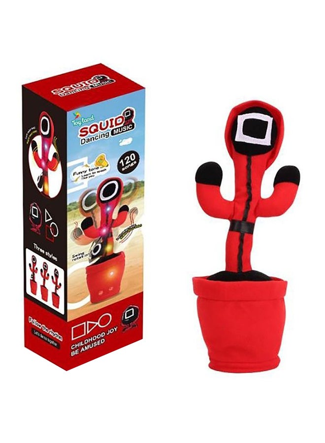 Toyland 120 Songs Early Rechargeable Dancing Electronic Cactus Plush Toy 34.5cm - Image 1