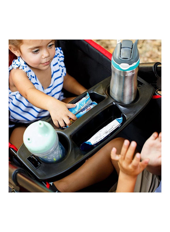 babytrend - Tour 2-In-1 Stroller Wagon Mars - Red - Image 1