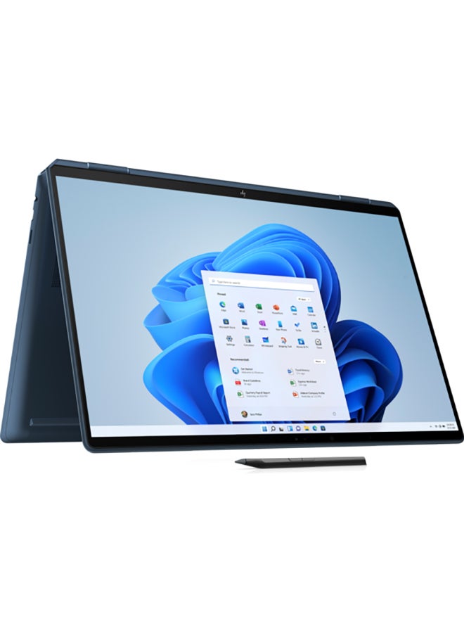 HP - Spectre x360 Convertible 2-In-1 Laptop 16-f0035nr With 16-Inch Touch Display, Core i7-11390H Processer/16GB RAM/512GB SSD/Intel Iris XE Graphics/Windows 11 Home English Blue - Image 1