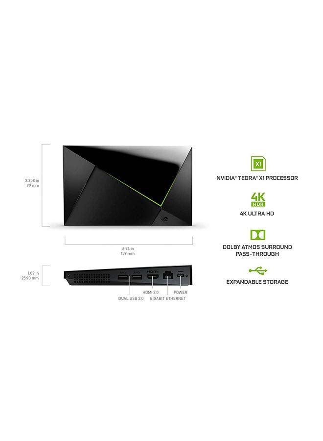 Nvidia - Shield 16GB 4K HDR Android TV Console (2nd Gen) With Controller - Image 1