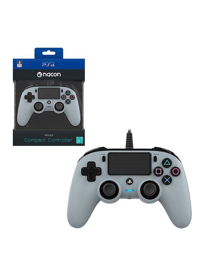 nacon - Wired Compact Controller For PlayStation 4 Grey - Image 1