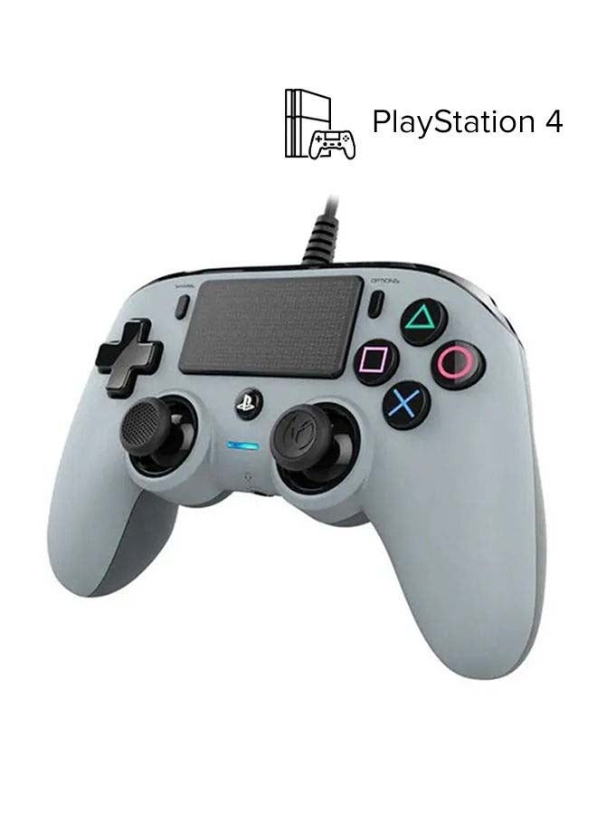 nacon - Wired Compact Controller For PlayStation 4 Grey - Image 1