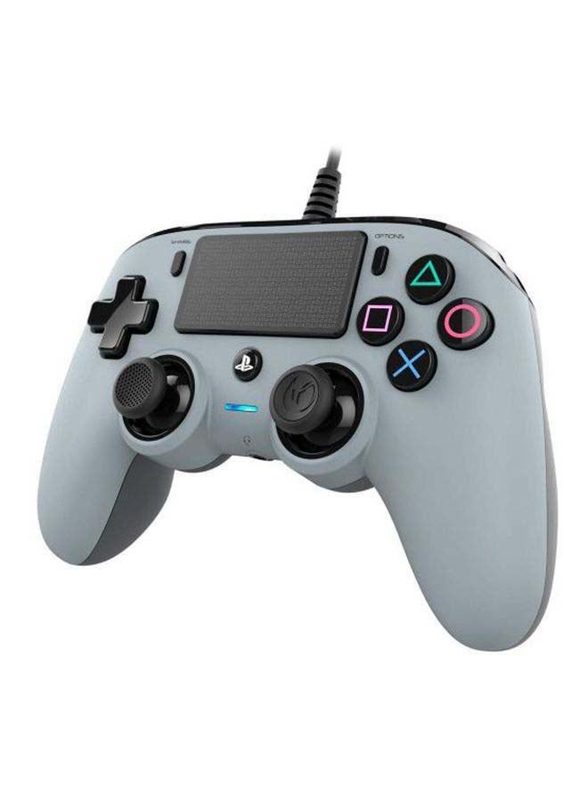 nacon - Wired Compact Controller For PlayStation 4 Grey - Image 1