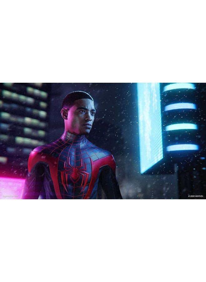 لعبة الفيديو "Spiderman Miles Morales" (باللغة الإنجليزية والعربية) - إصدار الإمارات العربية المتحدة - مغامرة - بلاي ستيشن 4 (PS4) - v1666961551/N42306185A_2