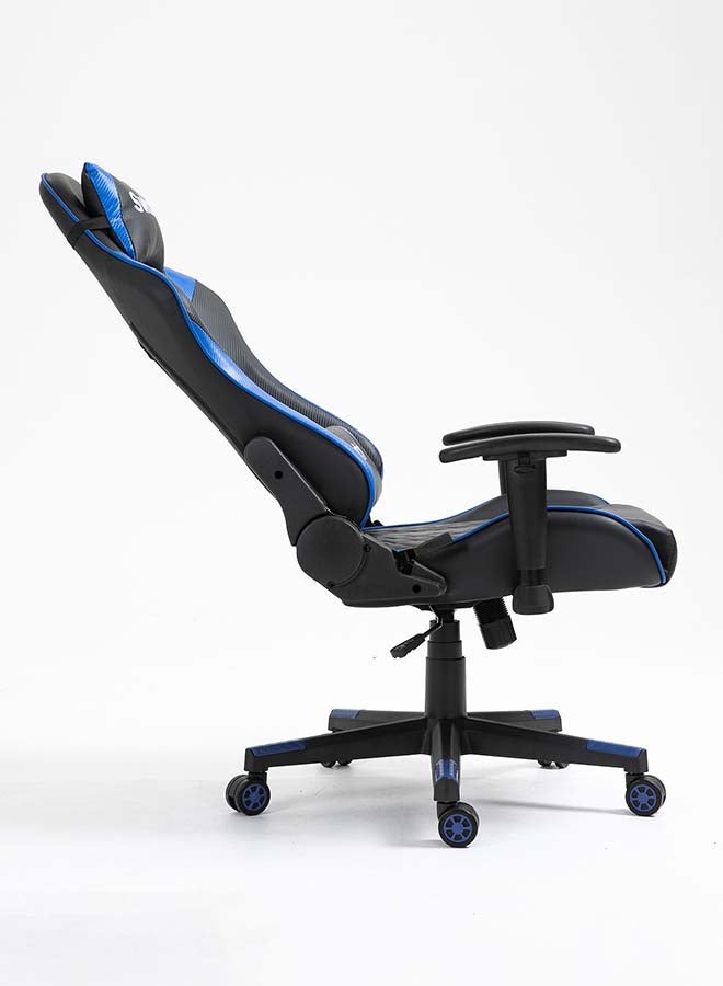 Switch - Ragnar High Quality Breathable Gamer's Full Reclining Height Adjustable High Back with Neck and Lumbar support Office Gaming Chair New Design In Blue And Black 5934B Blue - Image 1