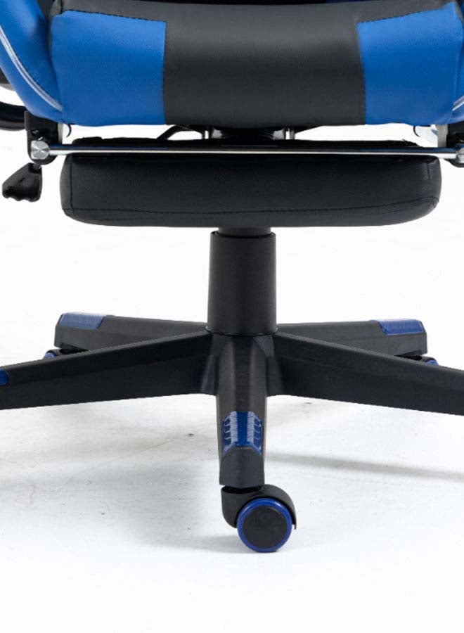 سويتش - Gorm, RGB LED Lights Gaming Chair, Ergonomic Office Chair, Headrest With Lumbar Support, High Back With Adjustable Reclining And Footrest, Swivel In Dark Blue With Black Accents 5727Db1 Dark Blue - Image 1