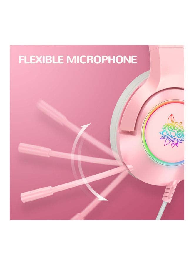 onikuma - Wired Gaming Headset Removable Cat Ears Headphones with Microphone - Image 1