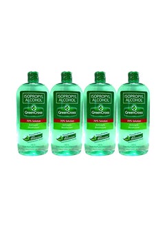 Green Cross Pack Of 4 Isopropyl Alcohol Hand Sanitizer 4x250ml 
