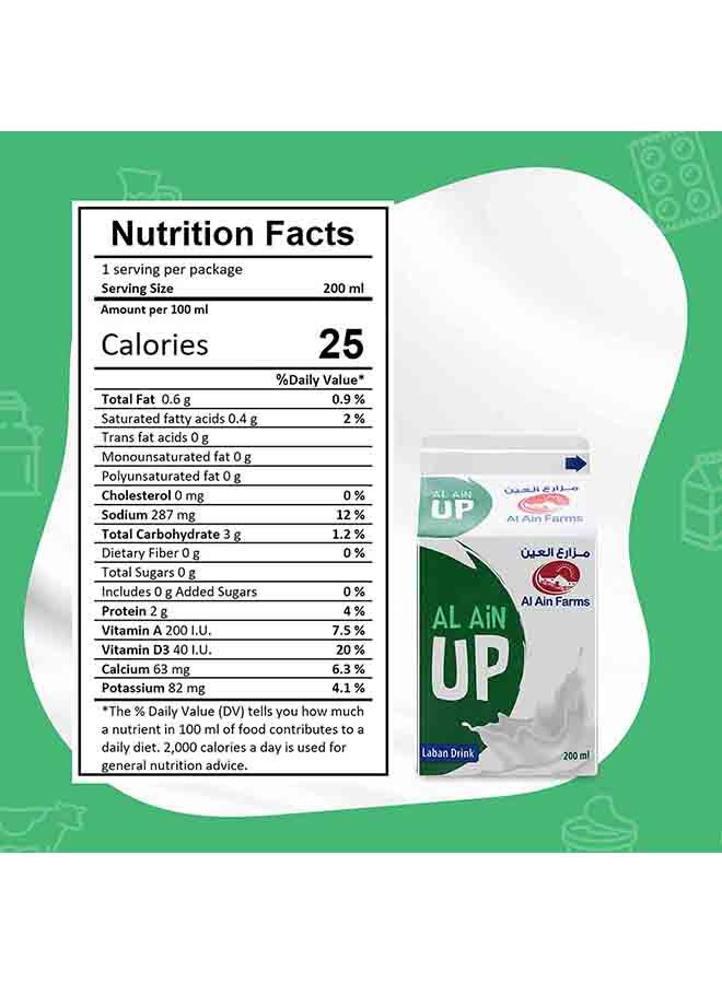 Fresh Laban Up Plain 200ml Pack of 6
