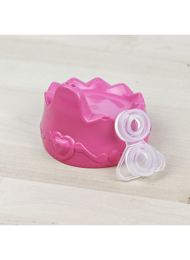 ري بلاي كوب شرب بطبعة أميرة مضاد للانسكاب - 10 أونصة - وردي/ أرجواني - Image 4