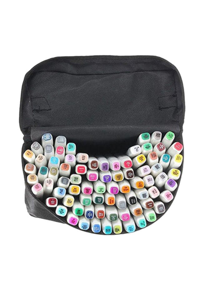 Generic 168 Color Touchfive Alcohol Graphic Pen Marker WB0017 Multicolour - Image 1