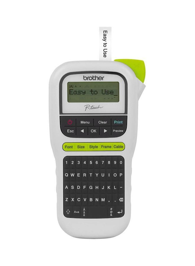 brother Portable Label Maker White/Black - Image 1