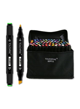 80-Piece Twin Marker Paiting Pen Set Multicolour - v1666971977/N24093502A_1