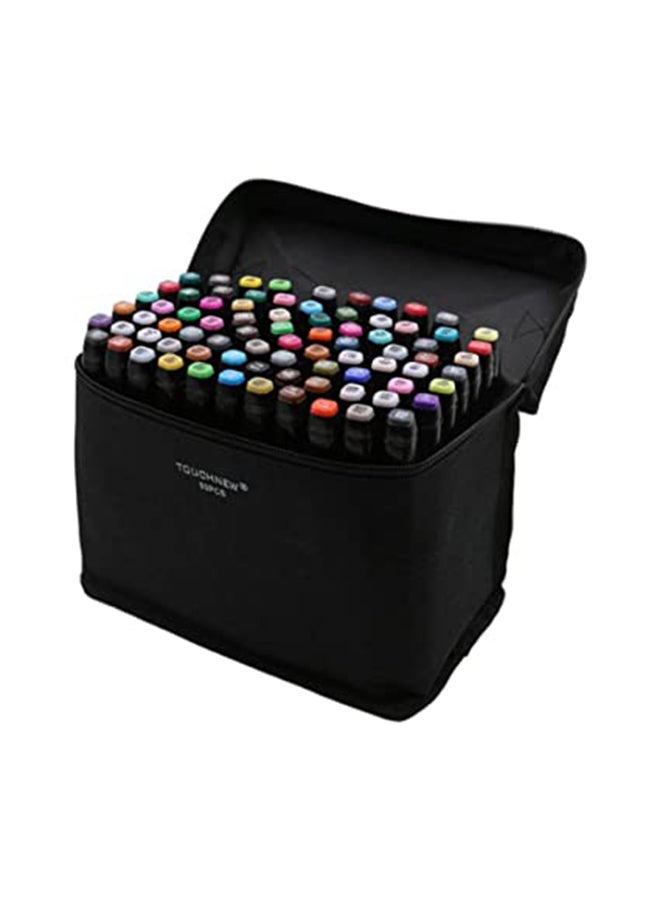 TOUCHFIVE 80-Piece Twin Marker Paiting Pen Set Multicolour  - Image 5