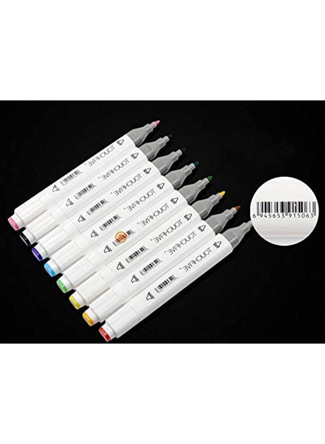 TOUCHFIVE 80-Piece Professional Graphic Design Marker Set Multicolour  - Image 5