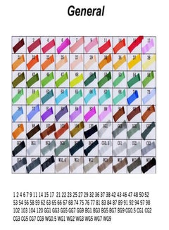 TOUCHFIVE 80-Piece Twin Marker Paiting Pen Set Multicolour  - Image 3