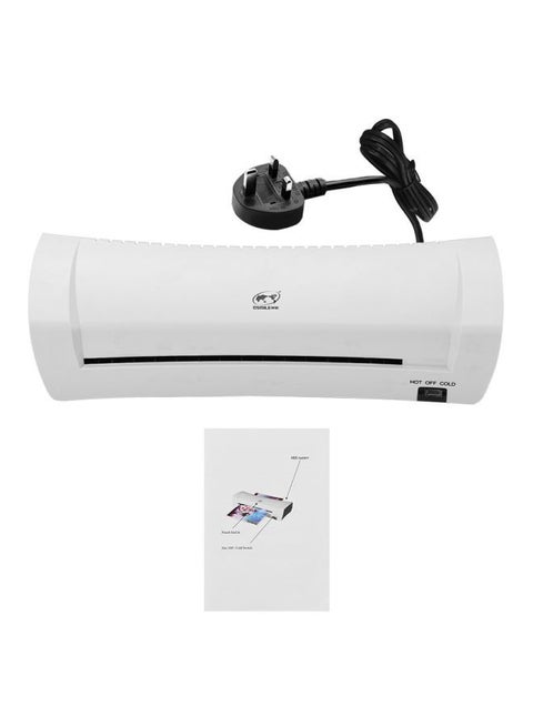Two Roller Laminator Machine White
