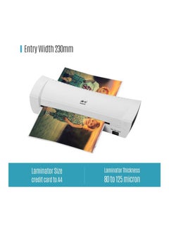 OSMILE Two Roller Laminator Machine White  - Image 4