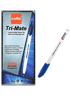 Pack Of 50 Tri-Mate Ballpoint Pen Blue - v1666972013/N39555351A_5