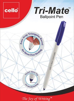 Pack Of 50 Tri-Mate Ballpoint Pen Blue - v1666972013/N39555351A_6