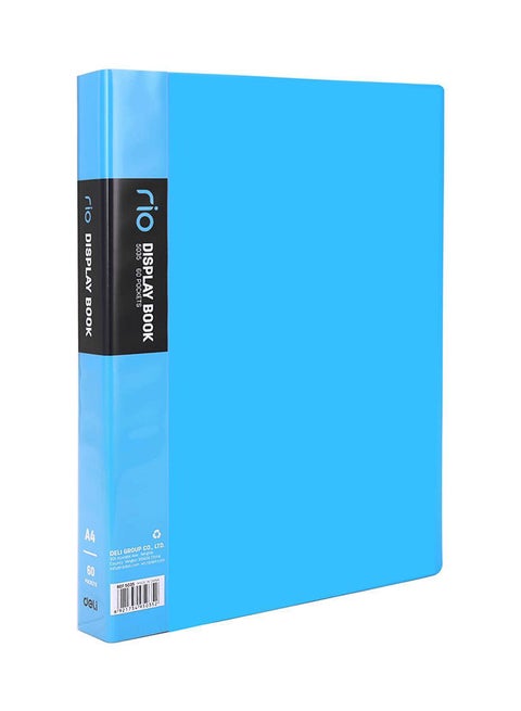 60-Pocket A4 Size Front Pocket  File Folder Colour May Vary