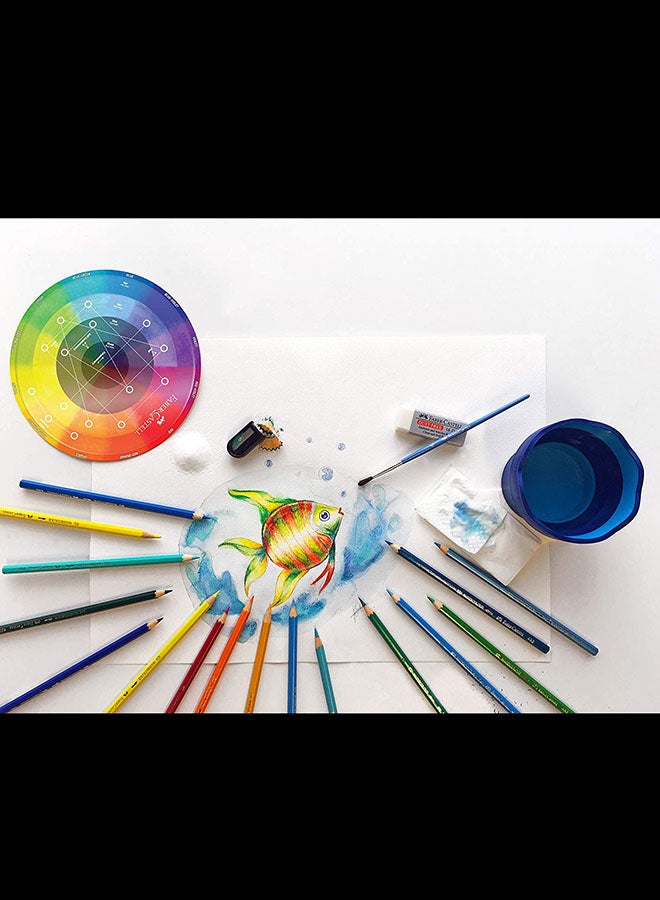 FABER-CASTELL - 36-Piece Water Color Pencil Set Multicolour - Image 1