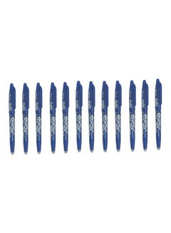 12-Piece Frixion Erasable Pen Set Blue
