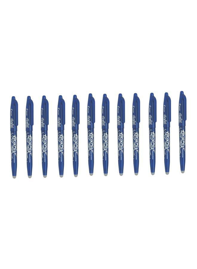 PILOT - 12-Piece Frixion Erasable Pen Set Blue - Image 1
