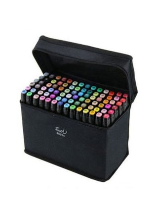 80-Piece Twin Side Marker Pens Set W060015 Multicolour - v1666973037/N19888092A_1