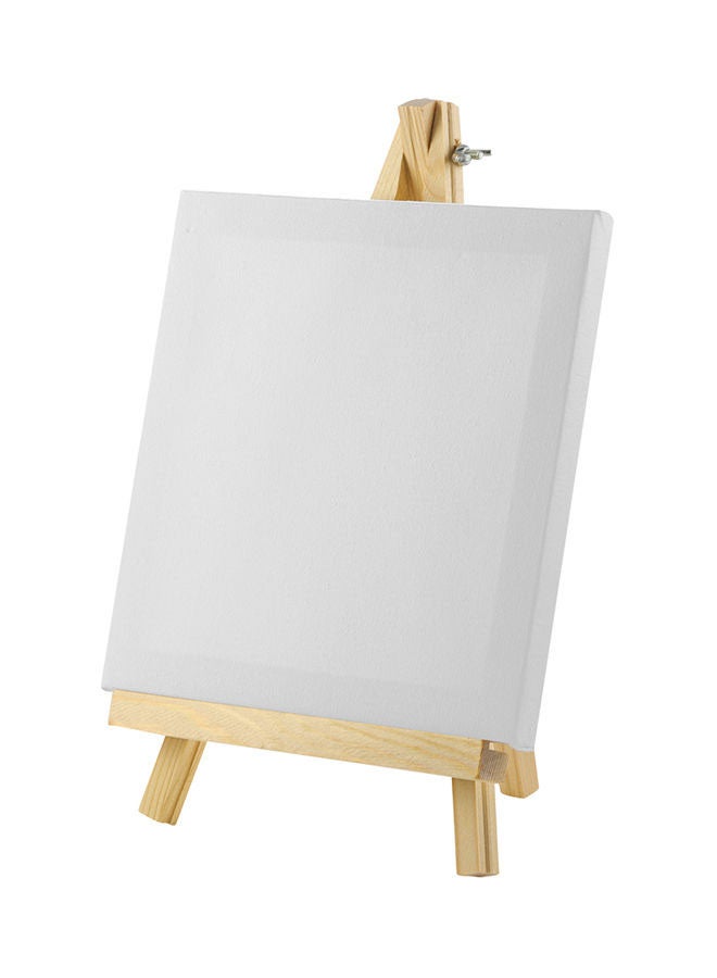 اس بي سي لوحة من قماش الكانفاس أبيض/بيج - Image 2