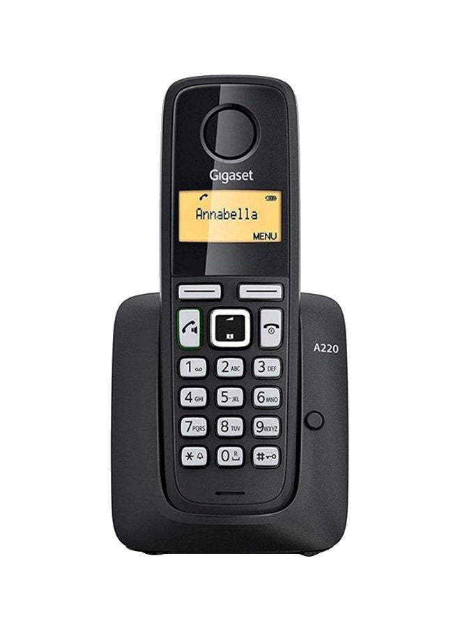 Digital Cordless Phone For Home, Office And Hotels A220 Black