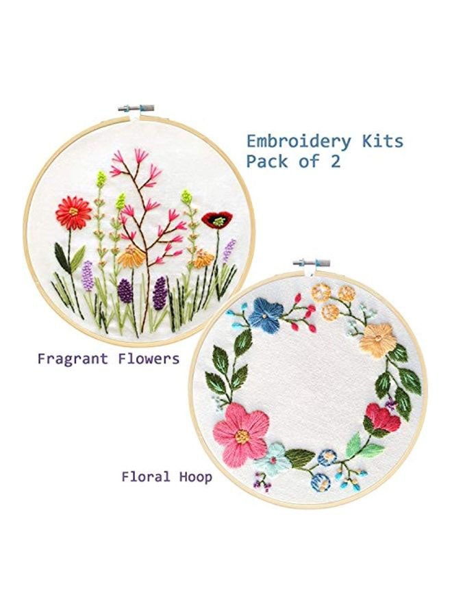 2-Piece Embroidery Starter Kit Green/White/Pink - v1666973043/N25344939A_2