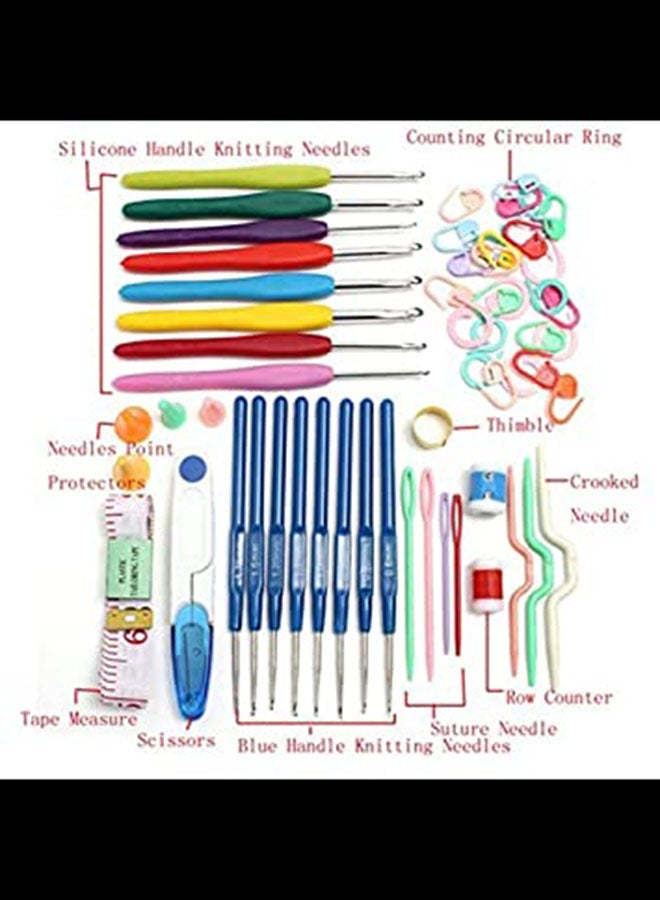 Generic Magic Crochet Suit Sewing Knitting Tools Set Multicolour - Image 5