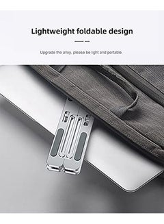 Generic Adjustable Aluminum Laptop Stand Silver  - Image 5