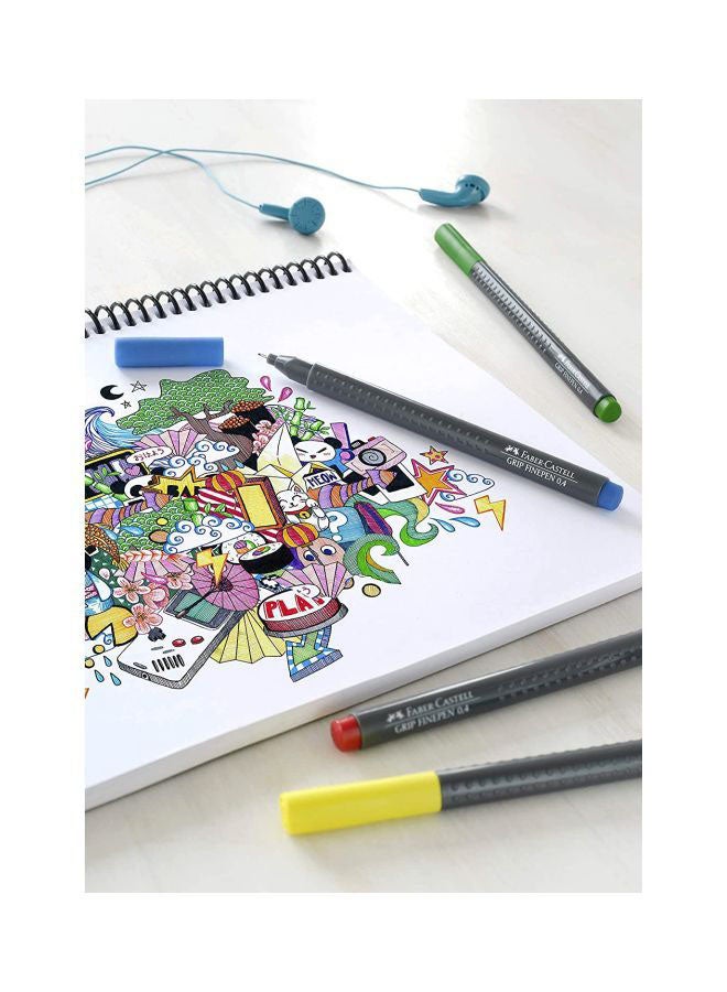 FABER-CASTELL - 10-Piece Grip Fineliner Pen Set Multicolour - Image 1