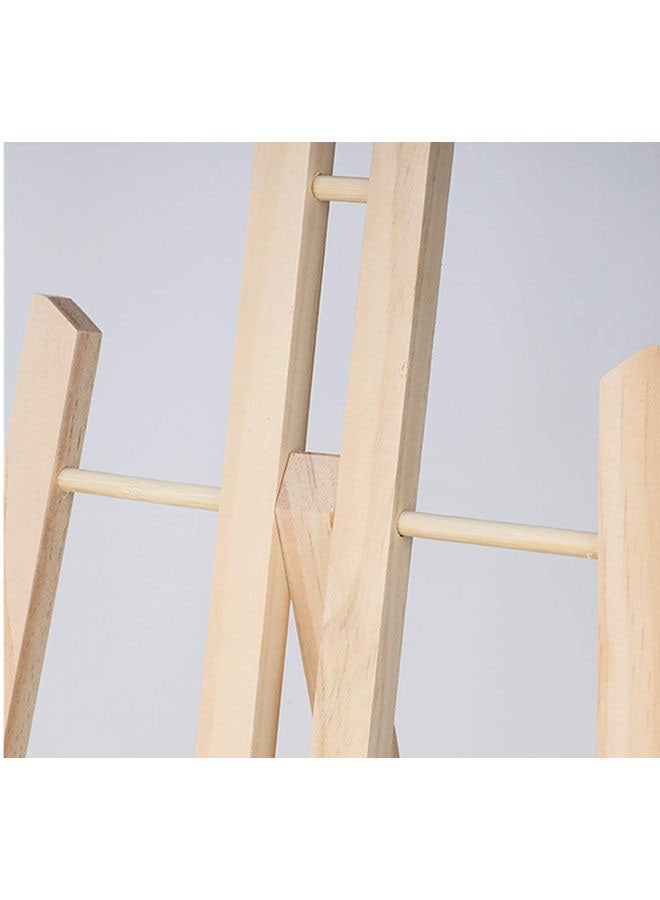 Canvas Board And Easel Set White/Brown