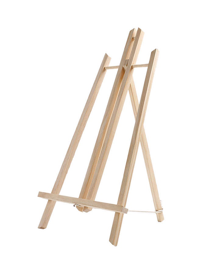 Canvas Board And Easel Set White/Brown